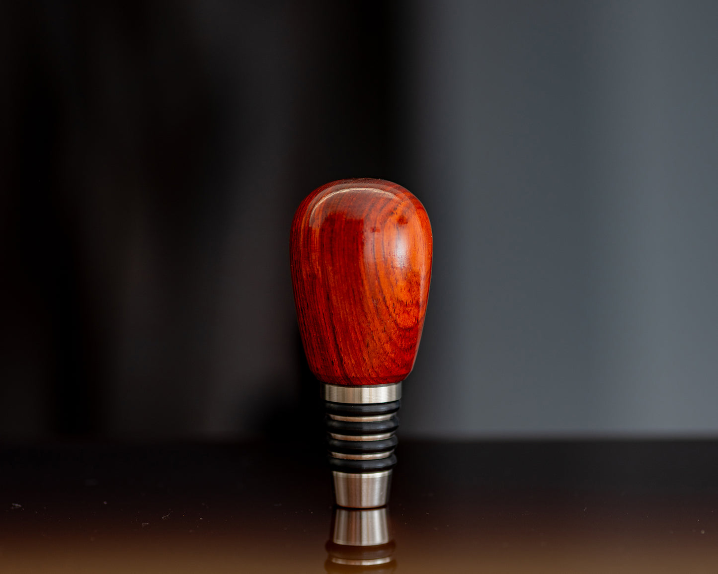 Hand-turned Wooden Bottle Stopper - Cocobolo