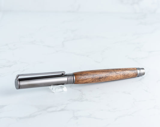 Hobby Knife - English Walnut Wood on Gunmetal Hardware
