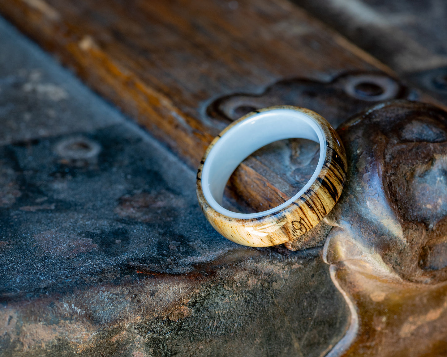 Customizable Handmade Wood Rings | Comfort Core Band
