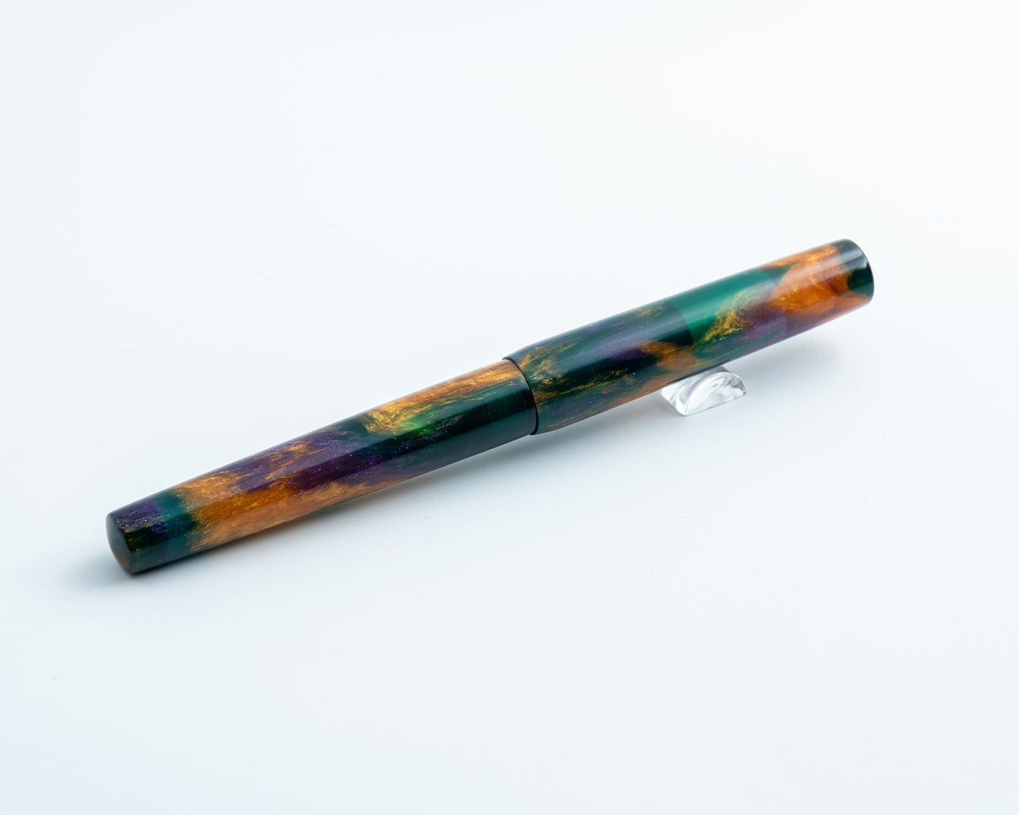 Primary Piece - "Leprechaun King" | Handmade Clipless Resin Fountain Pen