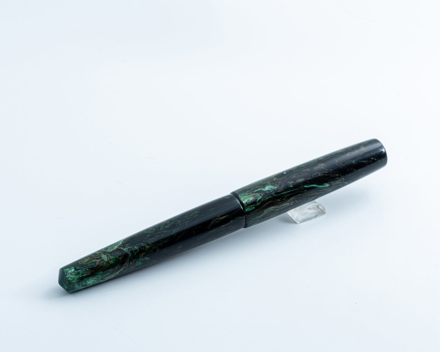 Primary Piece - "Verdant Void" | Handmade Fountain Pen