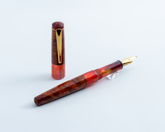 Primary Piece - "Fawkes Blood" | Handmade Fountain Pen