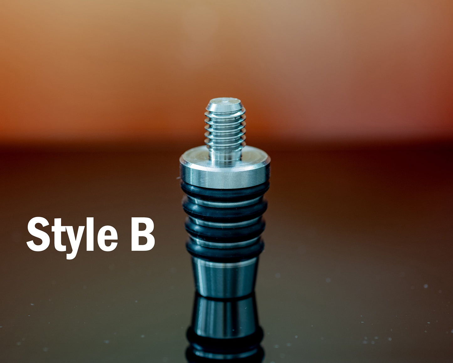 Hand-turned Wooden Bottle Stopper - Bubinga