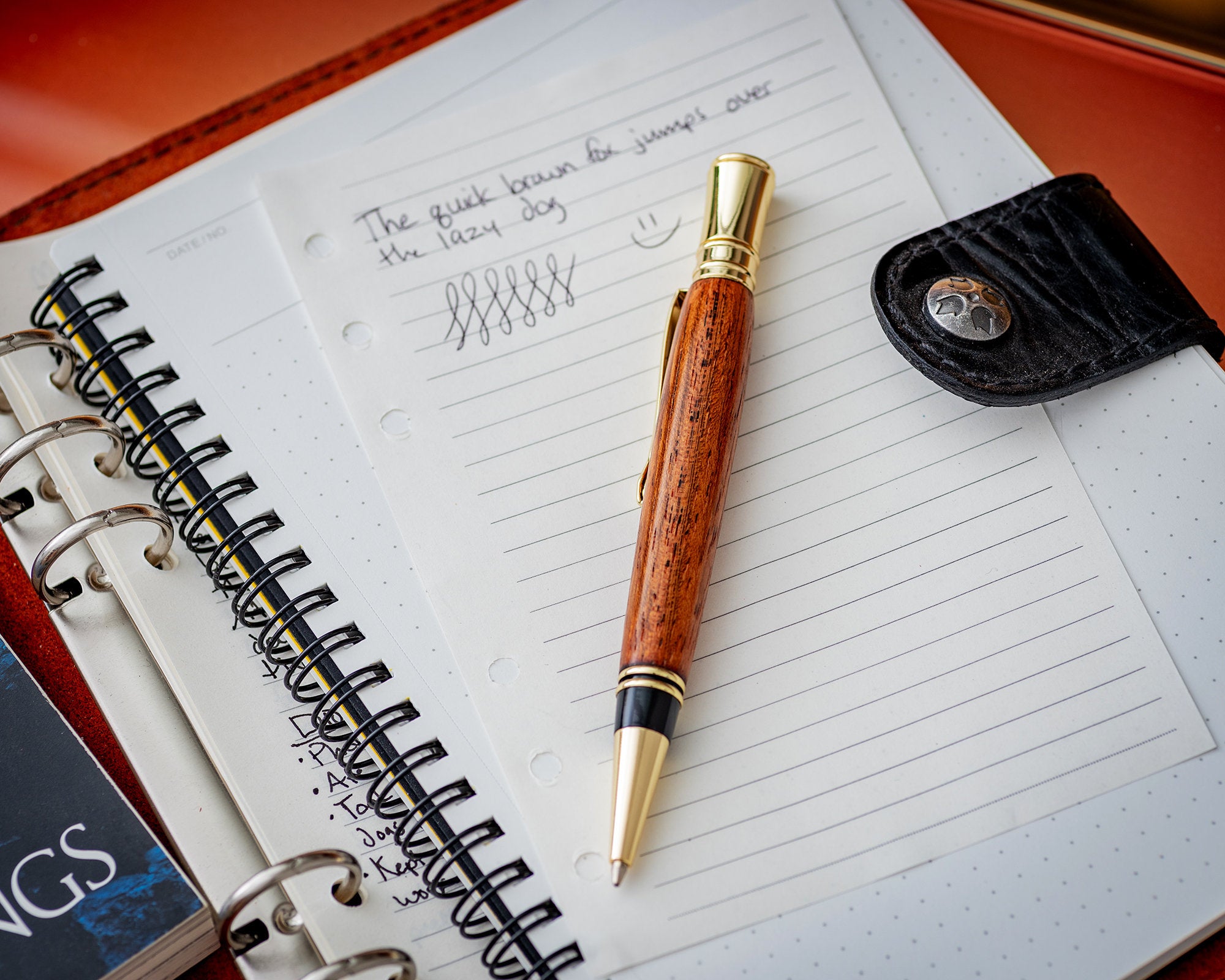 Exotic Jatoba Wood & Gun Metal Pen and Pencil Set outlets