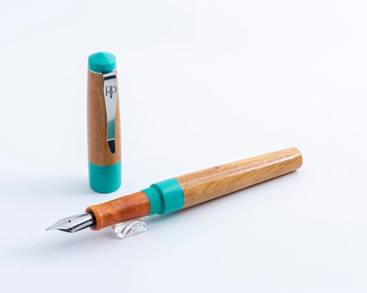 Primary Piece - "Osage Teal" | Handmade Fountain Pen