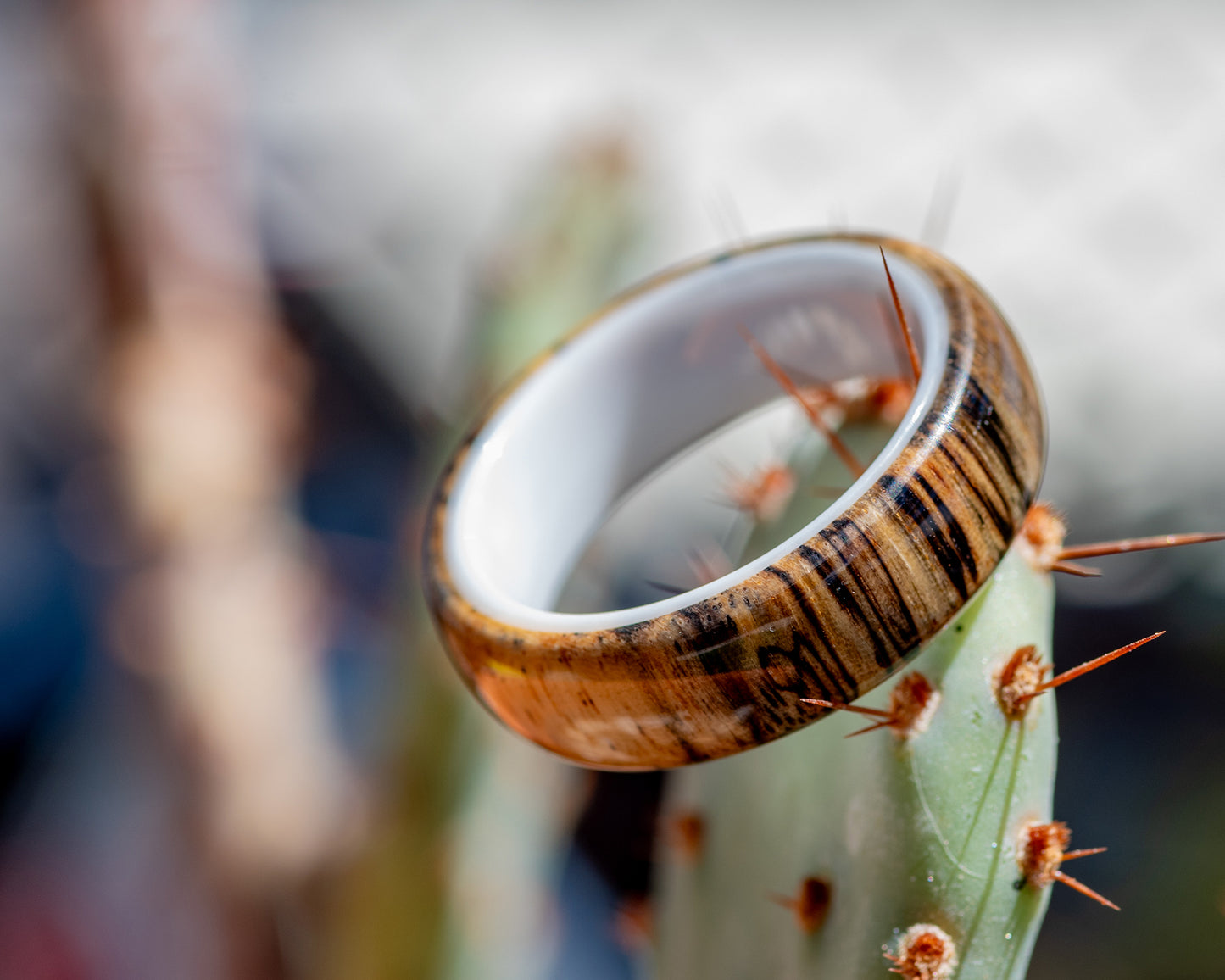 Customizable Handmade Wood Rings | Comfort Core Band