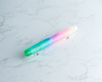 Primary Piece - "TiAno Fade" | Handmade Clipless Resin Fountain Pen