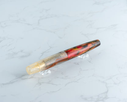 Portly Piece - "Prometheus Reignited" | Handmade Resin Fountain Pen