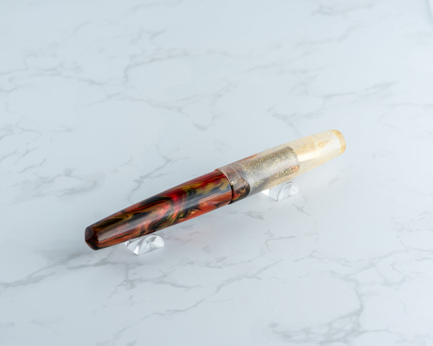 Portly Piece - "Prometheus Reignited" | Handmade Resin Fountain Pen