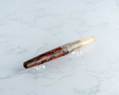 Portly Piece - "Prometheus Reignited" | Handmade Resin Fountain Pen