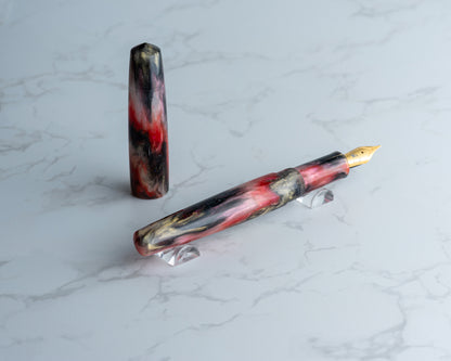 Portly Piece - "Spirit of Sakura" | Handmade Resin Fountain Pen