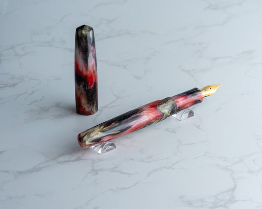 Portly Piece - "Spirit of Sakura" | Handmade Resin Fountain Pen