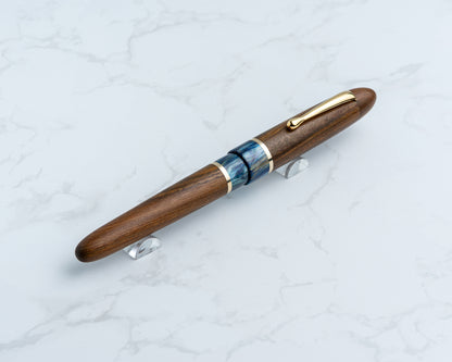 Premiere Piece - "Amazonia" | Handmade Fountain Pen w/ Gold-Plated Stainless Steel Clip