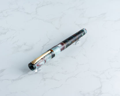 Premiere Piece - "Mint Pistachio Crunch" | Handmade Fountain Pen w/ Vintage & Modern Acrylics