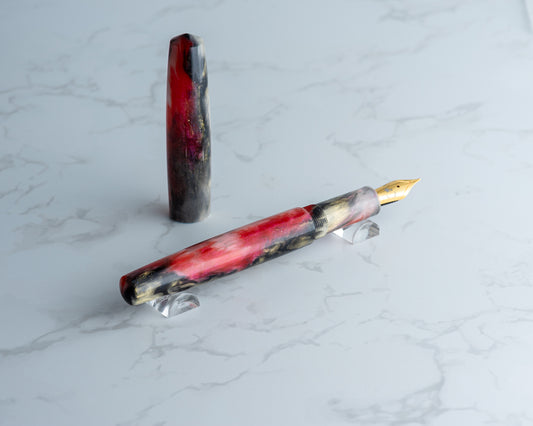 Primary Piece - "Spirit of Sakura" | Handmade Resin Fountain Pen