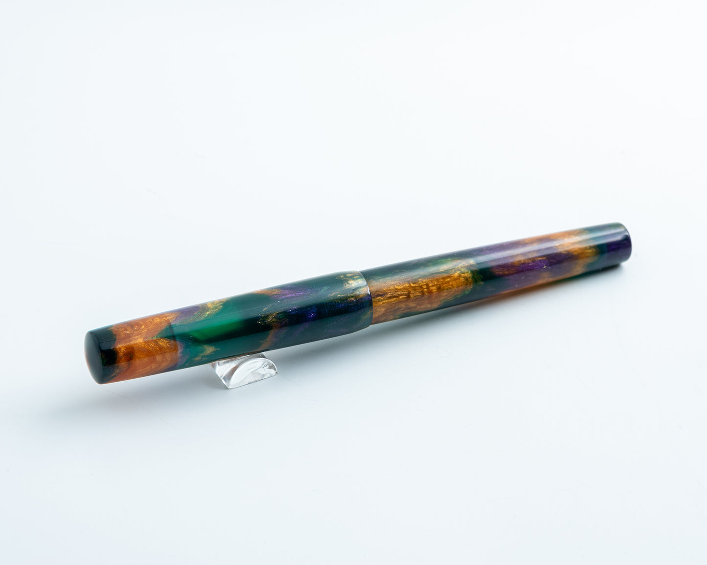 Primary Piece - "Leprechaun King" | Handmade Clipless Resin Fountain Pen