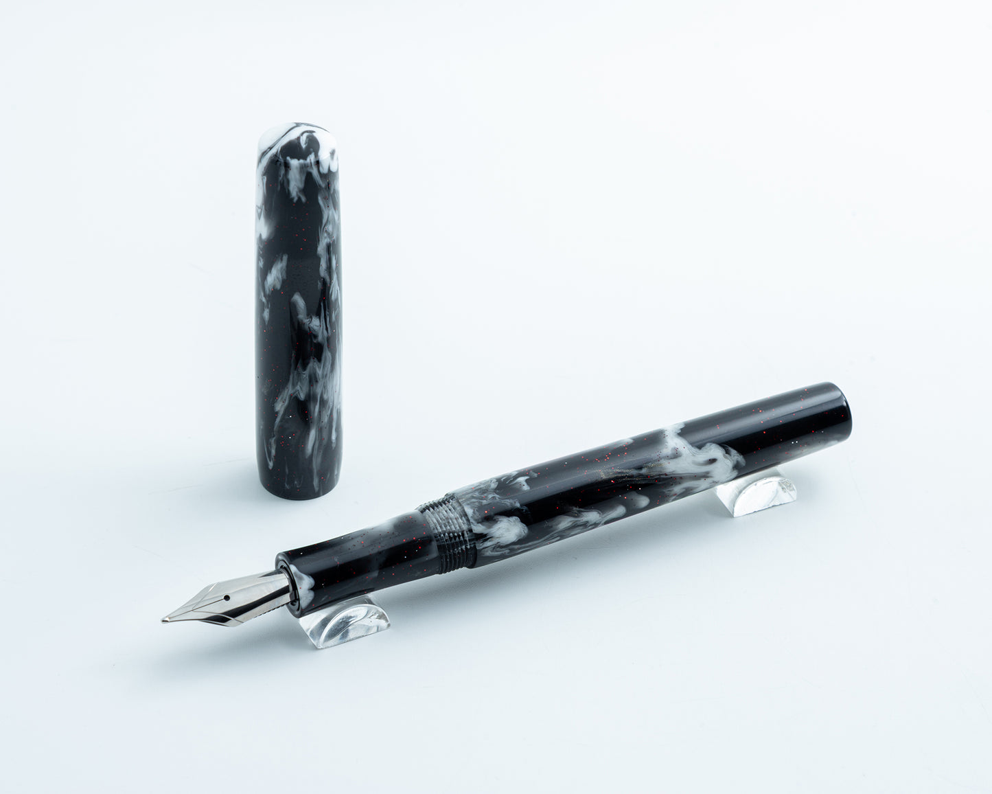 Primary Piece - "Space Cream Sandwich" | Handmade Clipless Resin Fountain Pen