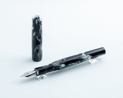 Primary Piece - "Space Cream Sandwich" | Handmade Clipless Resin Fountain Pen