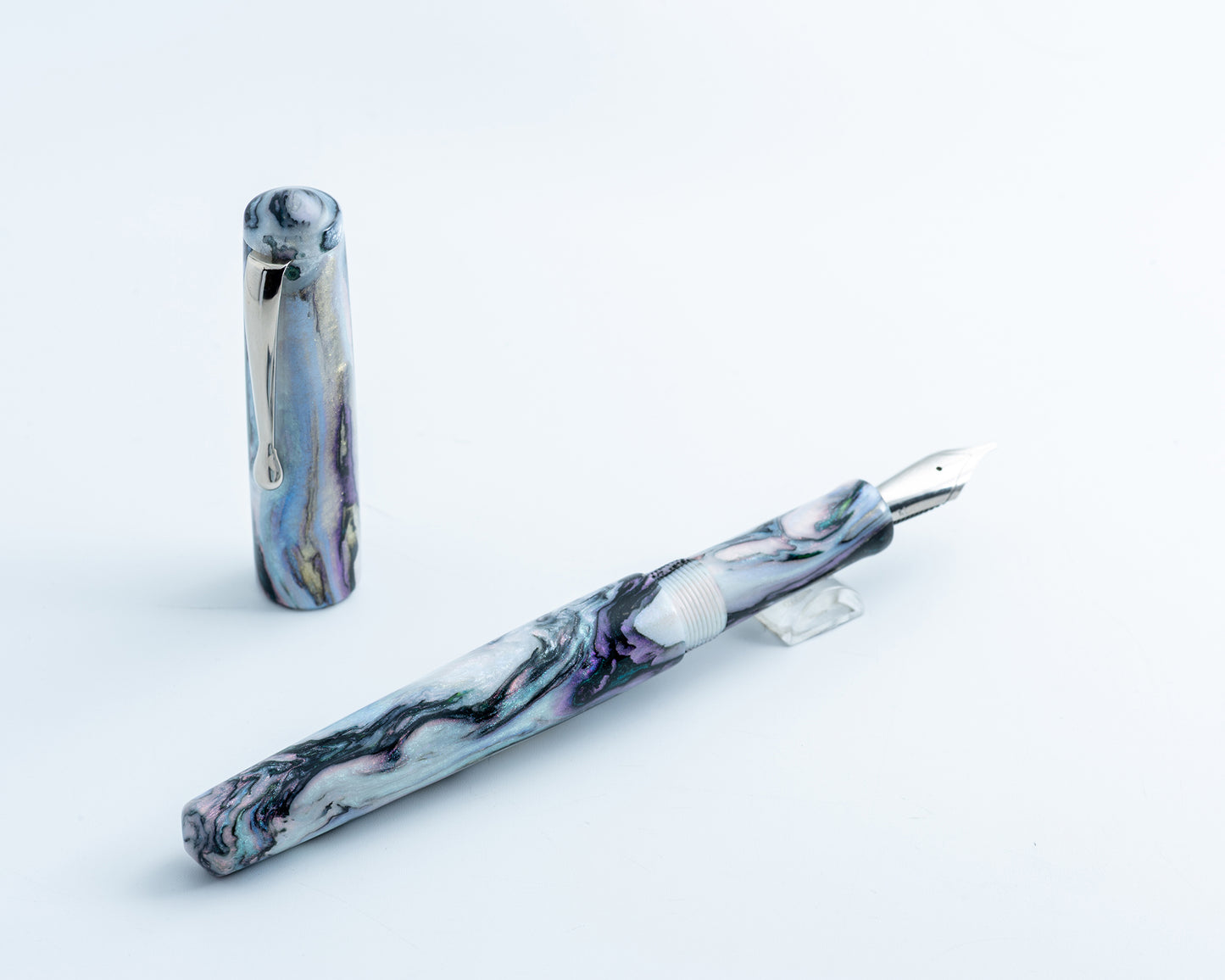 Primary Piece - "Tabalone" | Handmade Fountain Pen w/ Stainless Steel Clip