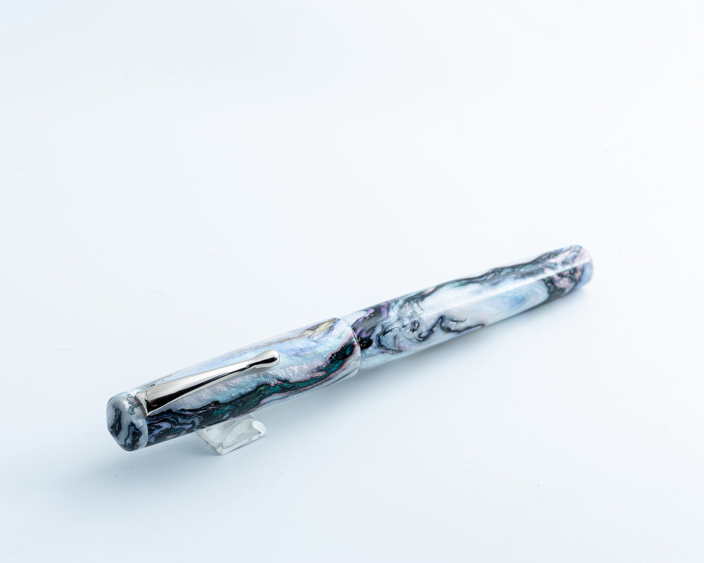 Primary Piece - "Tabalone" | Handmade Fountain Pen w/ Stainless Steel Clip