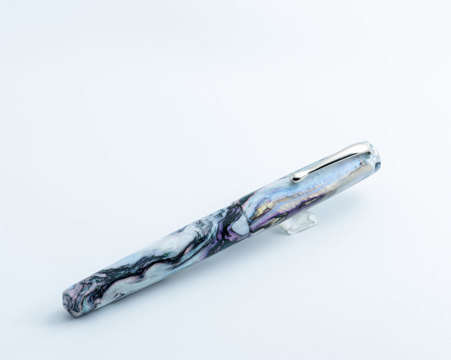 Primary Piece - "Tabalone" | Handmade Fountain Pen w/ Stainless Steel Clip