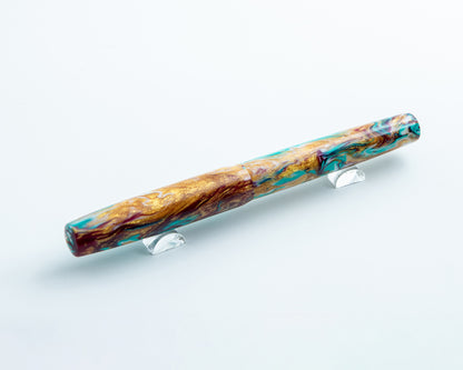 Primary Piece - "End of Summer Bash" | Handmade Clipless Resin Fountain Pen