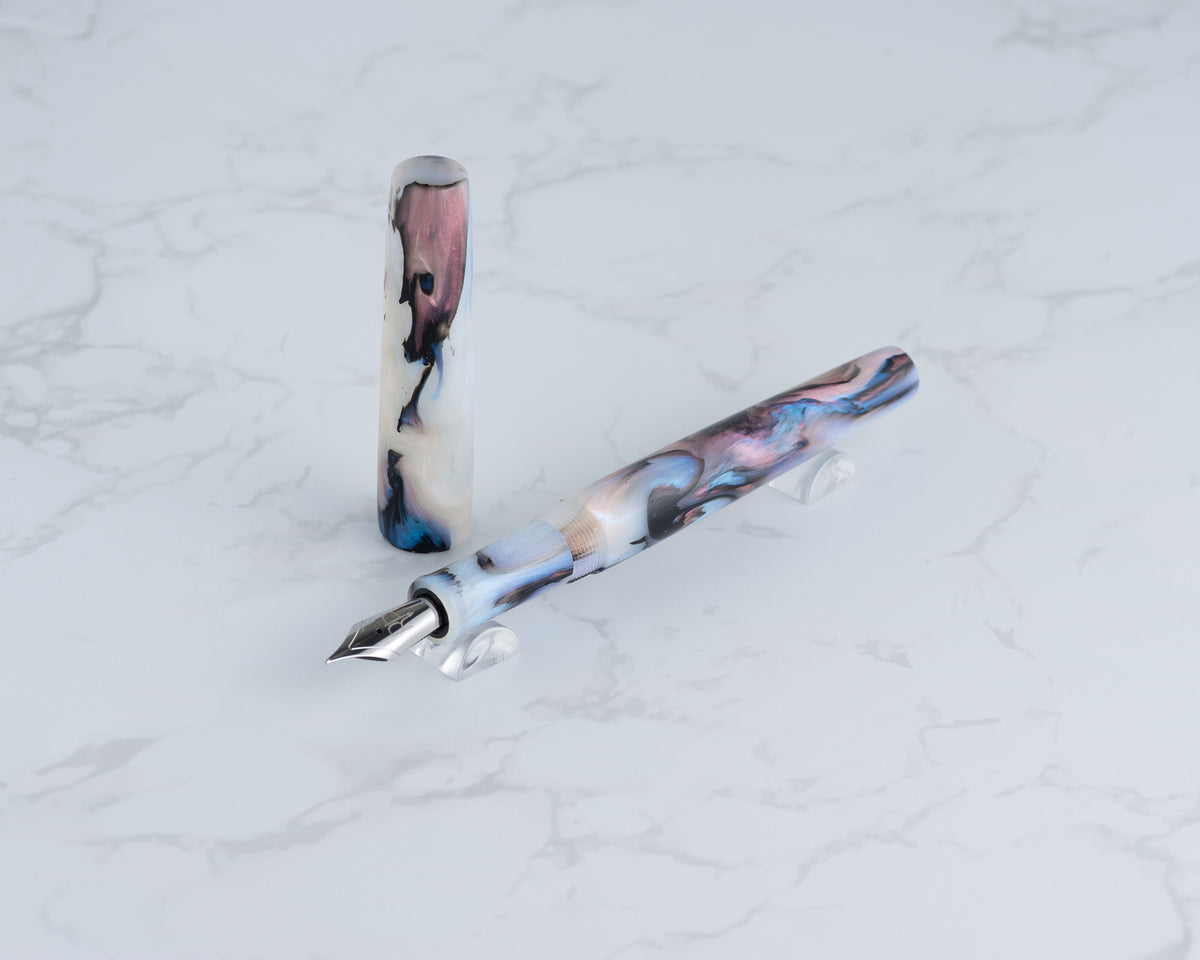 Primary Piece - "Abalone"  | Handmade Resin Fountain Pen