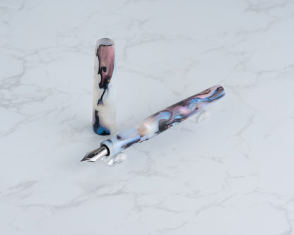 Primary Piece - "Abalone"  | Handmade Resin Fountain Pen