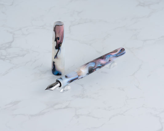 Primary Piece - "Abalone"  | Handmade Resin Fountain Pen