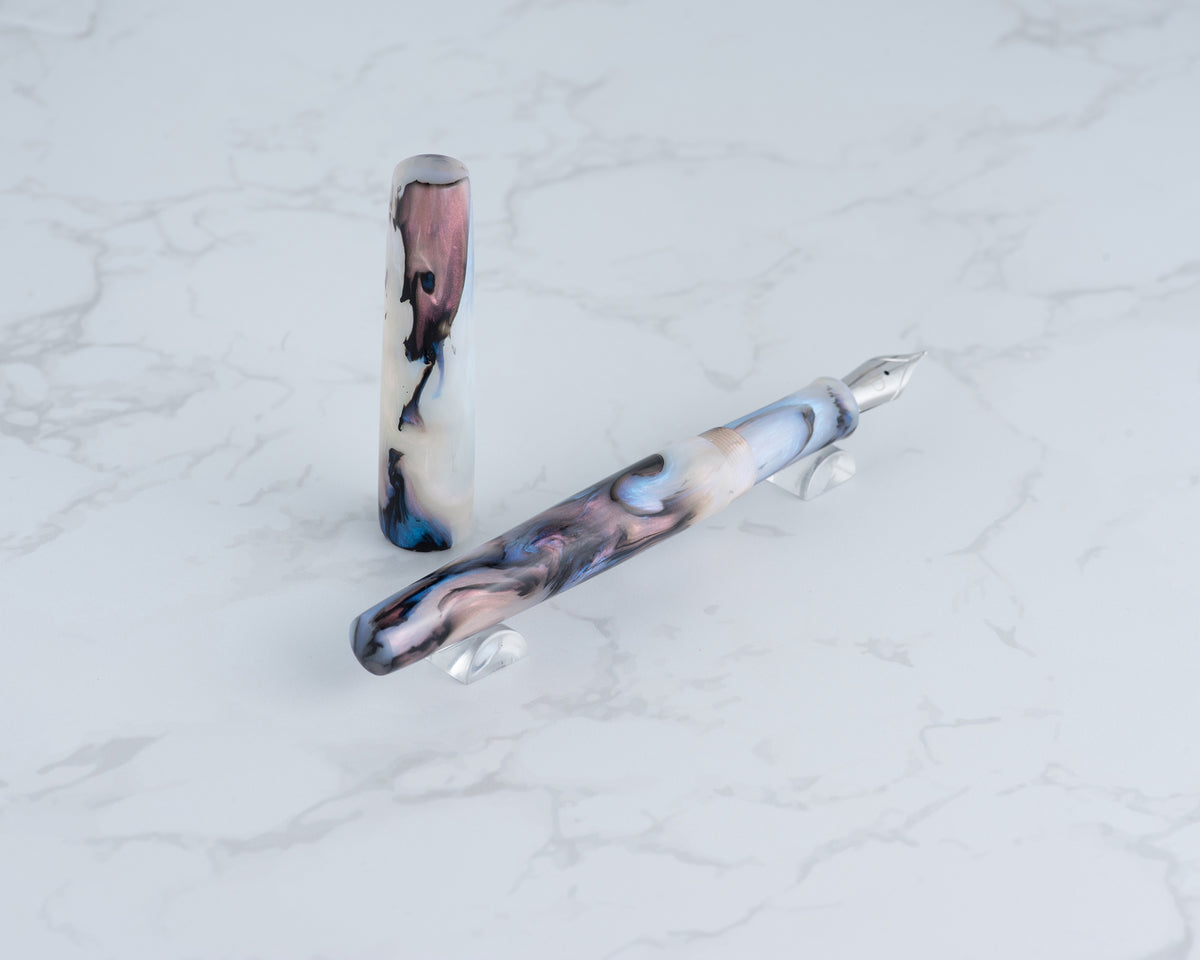 Primary Piece - "Abalone"  | Handmade Resin Fountain Pen