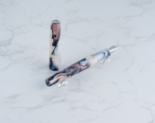 Primary Piece - "Abalone"  | Handmade Resin Fountain Pen