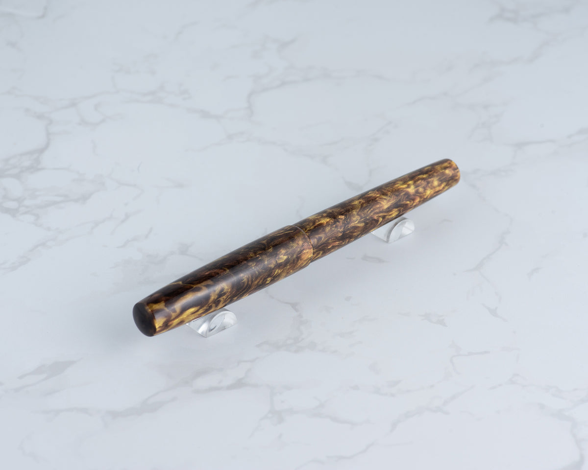 Primary Piece - "Autumnal Alchemy"  | Handmade Resin Fountain Pen