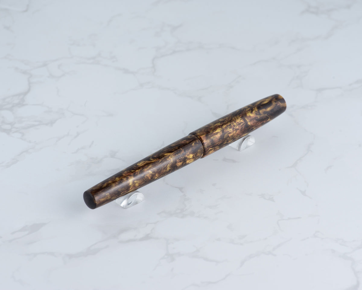 Primary Piece - "Autumnal Alchemy"  | Handmade Resin Fountain Pen