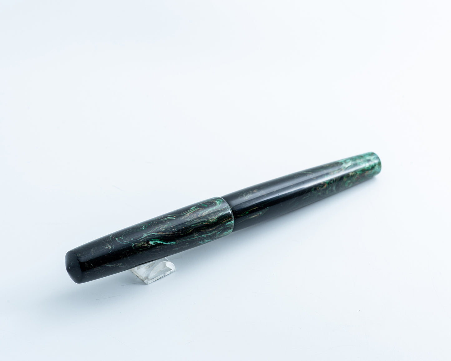 Primary Piece - "Verdant Void" | Handmade Fountain Pen