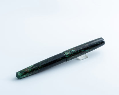 Primary Piece - "Verdant Void" | Handmade Fountain Pen