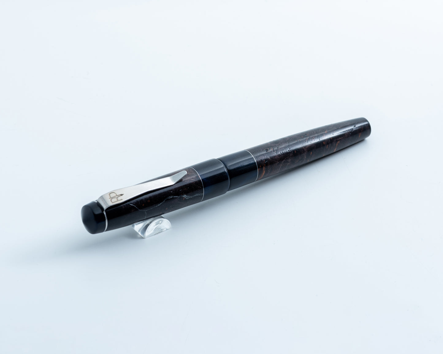 Primary Piece - "Midnight Storm" | Handmade Fountain Pen