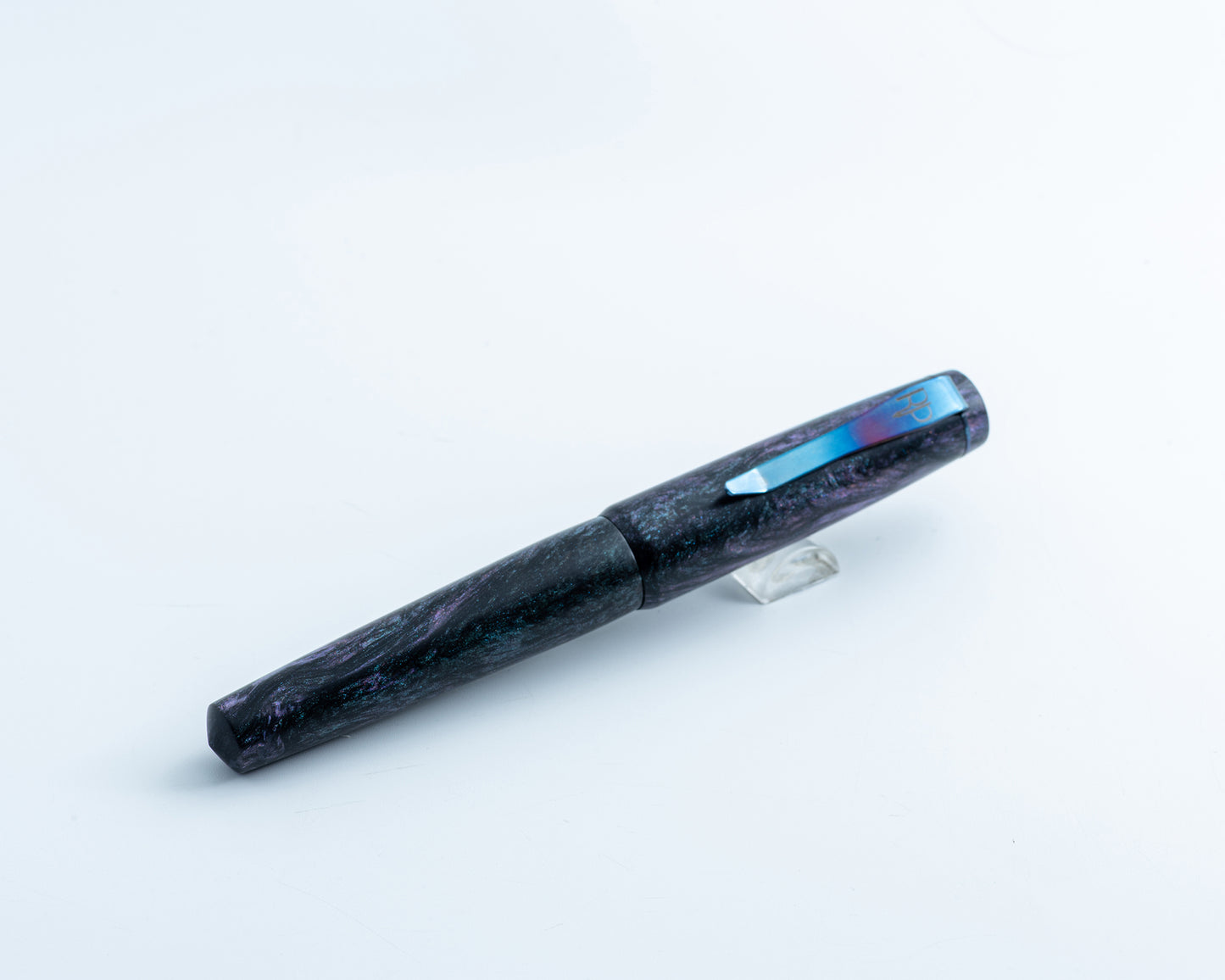 RP Rollerball "Crab Nebula" | Handmade Body w/ Stainless Steel Clip for Pilot G2 & Schmidt Refills