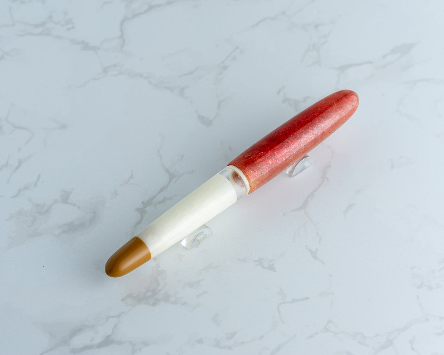 Rhys' Pieces x CFinleyArt | Peanut Butter & Jelly Special Edition Fountain Pen: "The Sack Lunch" - #1/9