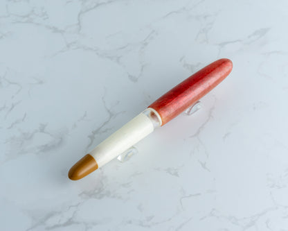 Rhys' Pieces x CFinleyArt | Peanut Butter & Jelly Special Edition Fountain Pen: "The Sack Lunch" - #1/9