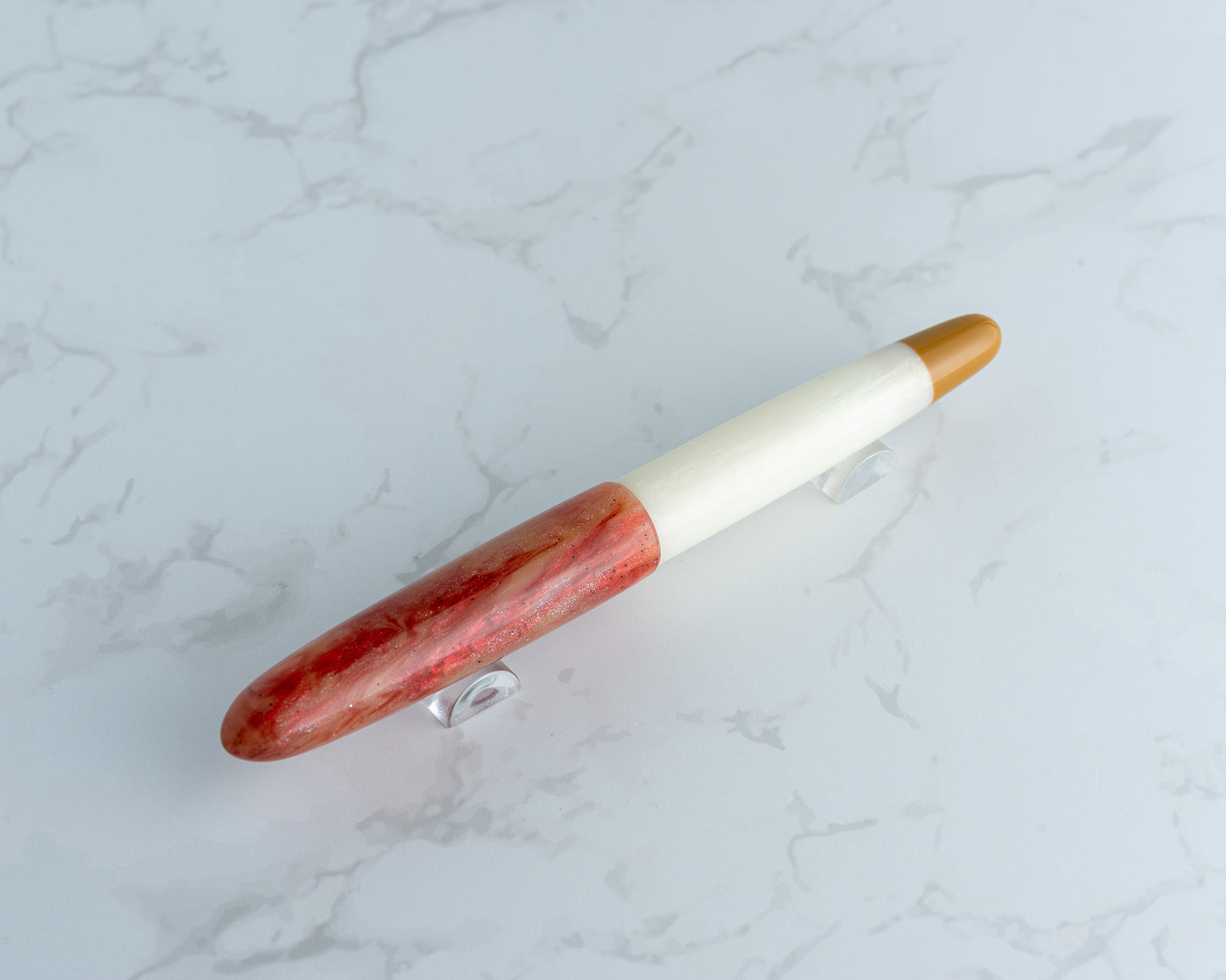 Rhys' Pieces x CFinleyArt | Peanut Butter & Jelly Special Edition Fountain Pen: "The Sack Lunch" - #3/9