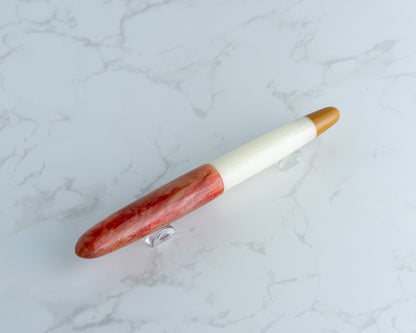Rhys' Pieces x CFinleyArt | Peanut Butter & Jelly Special Edition Fountain Pen: "The Sack Lunch" - #3/9
