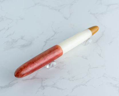 Rhys' Pieces x CFinleyArt | Peanut Butter & Jelly Special Edition Fountain Pen: "The Sack Lunch" - #4/9
