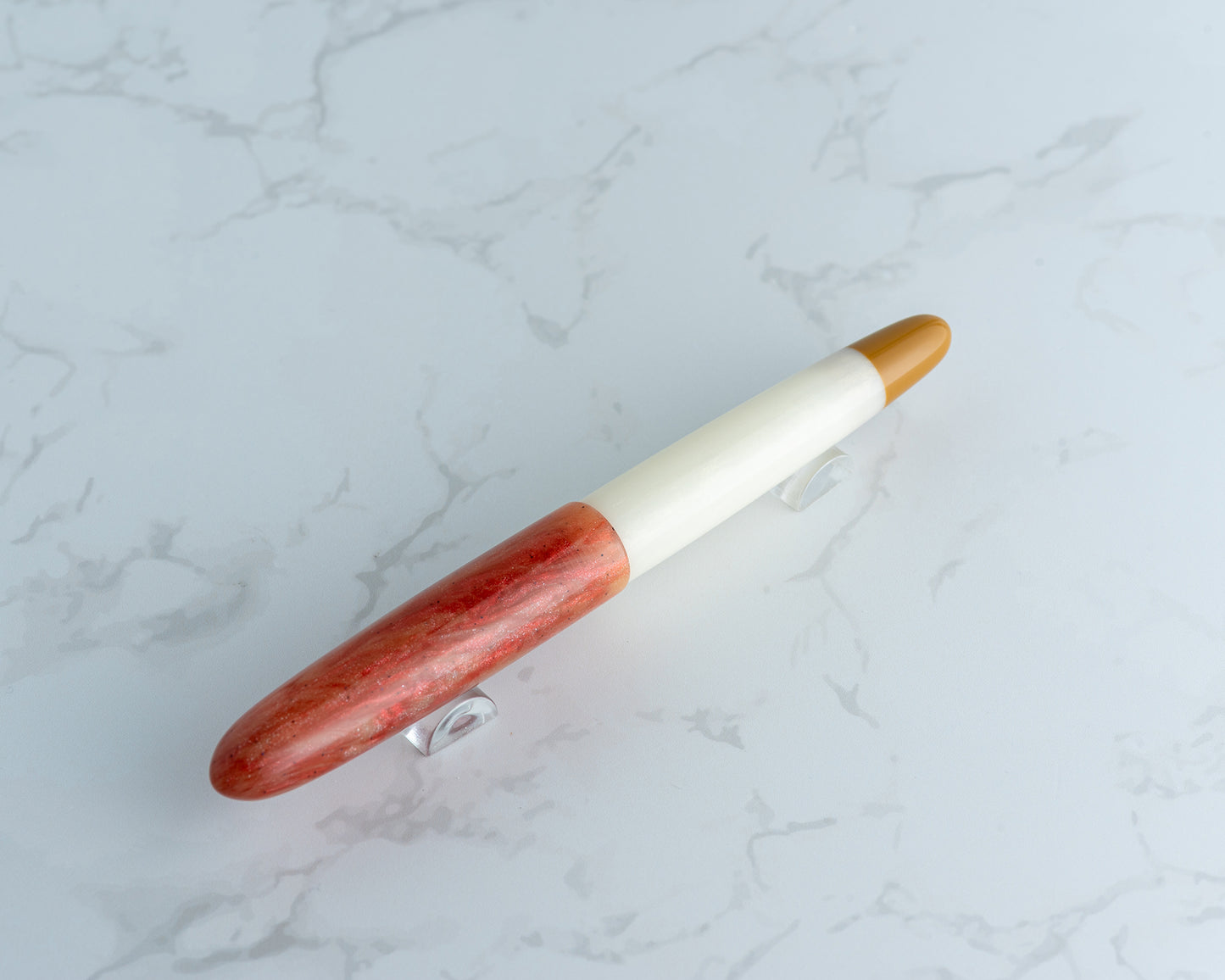 Rhys' Pieces x CFinleyArt | Peanut Butter & Jelly Special Edition Fountain Pen: "The Sack Lunch" - #6/9