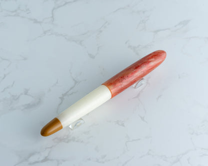 Rhys' Pieces x CFinleyArt | Peanut Butter & Jelly Special Edition Fountain Pen: "The Sack Lunch" - #6/9