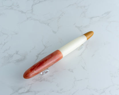 Rhys' Pieces x CFinleyArt | Peanut Butter & Jelly Special Edition Fountain Pen: "The Sack Lunch" - #7/9