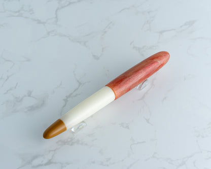 Rhys' Pieces x CFinleyArt | Peanut Butter & Jelly Special Edition Fountain Pen: "The Sack Lunch" - #7/9
