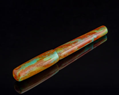 Handmade Ballpoint Desk Pen | "Sherbert" DiamondCast Body for Pilot G2, Energel & Schmidt Refills - Custom Bespoke Kitless Rollerball Pen