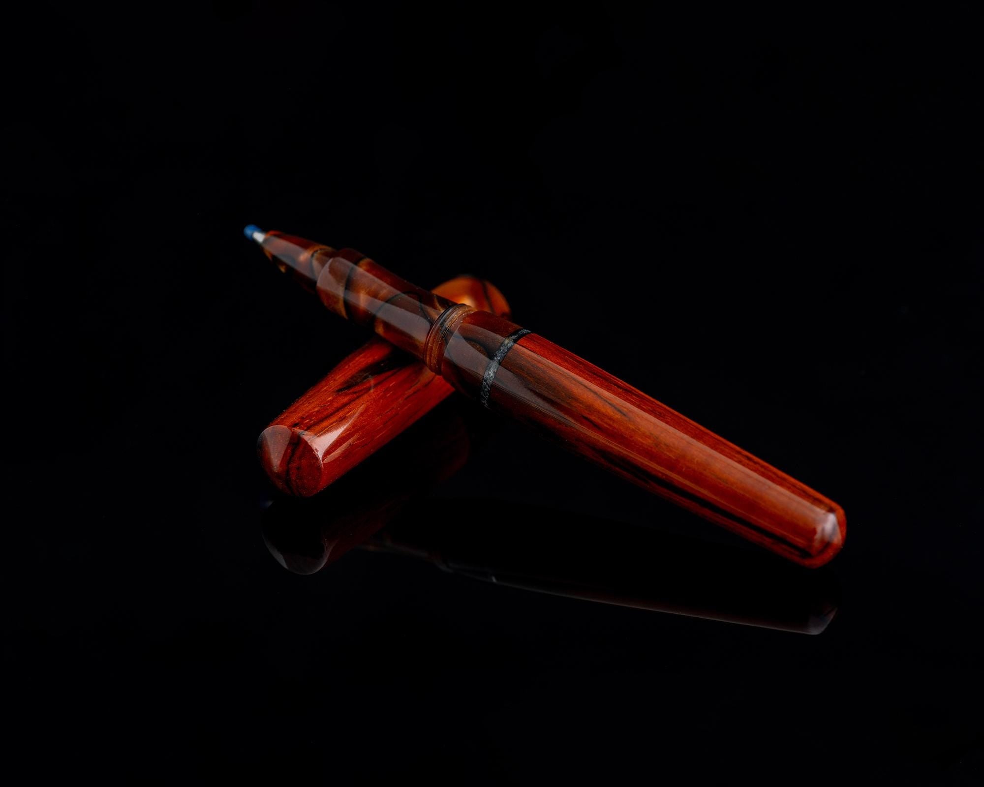 Luxury offers crafted Cocobolo ballpoint click pen #1