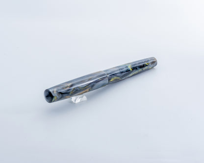 Portly Piece - "Nib Wolf's Ether Ore" | Handmade Alumilite Resin Fountain Pen