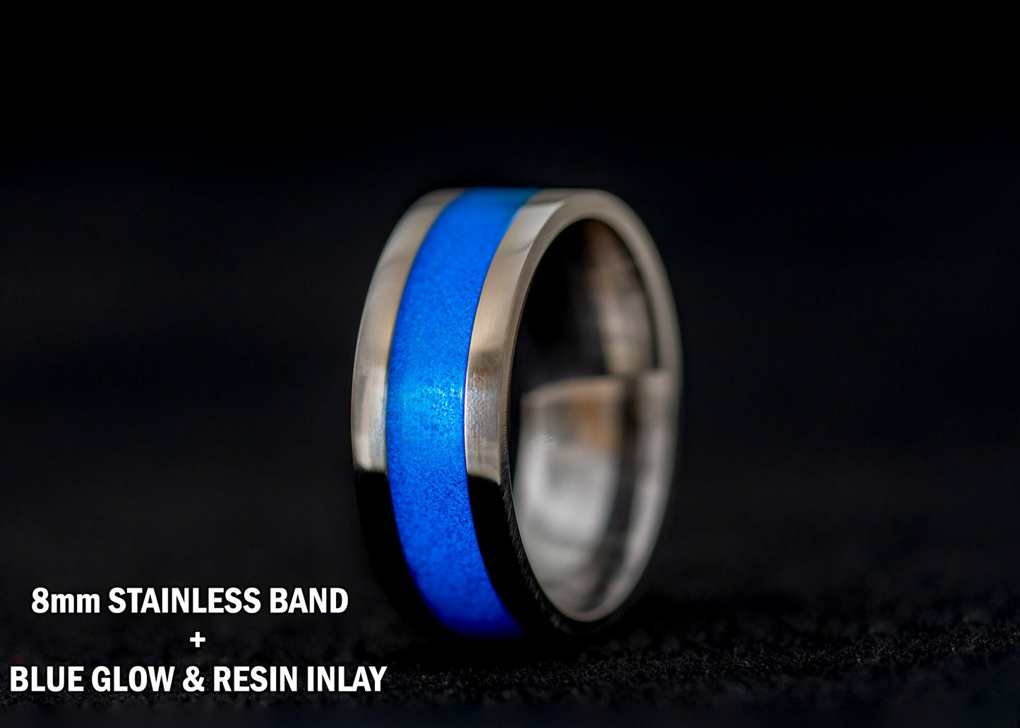 Customizable Handmade Resin Inlay Rings